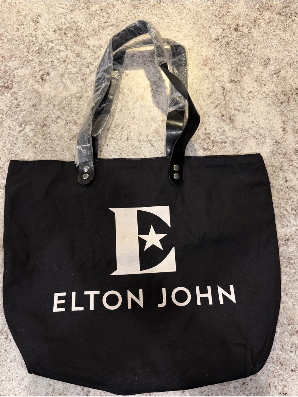 Elton John Farewell Tour VIP Exclusive Reversible Canvas Tote Bag NEW-Rare